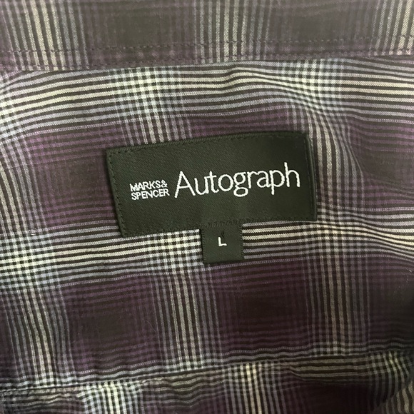 Mens L Marks & Spencer button up shirt - Picture 2 of 2